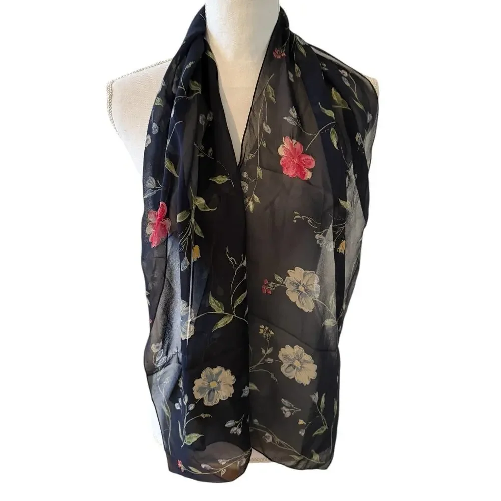 Vintage silk chiffon